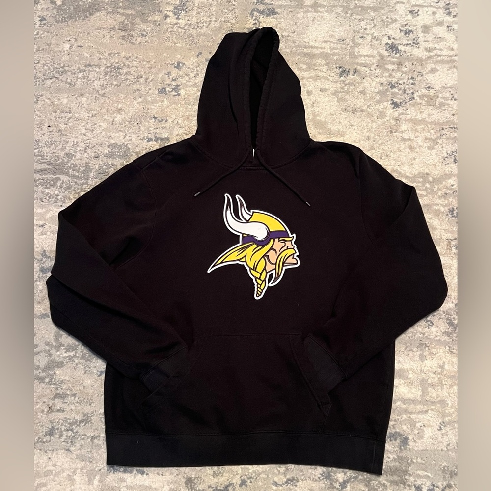 🏈 Minnesota Vikings Hoodie | Majestic NFL Team Apparel | Men’s Large